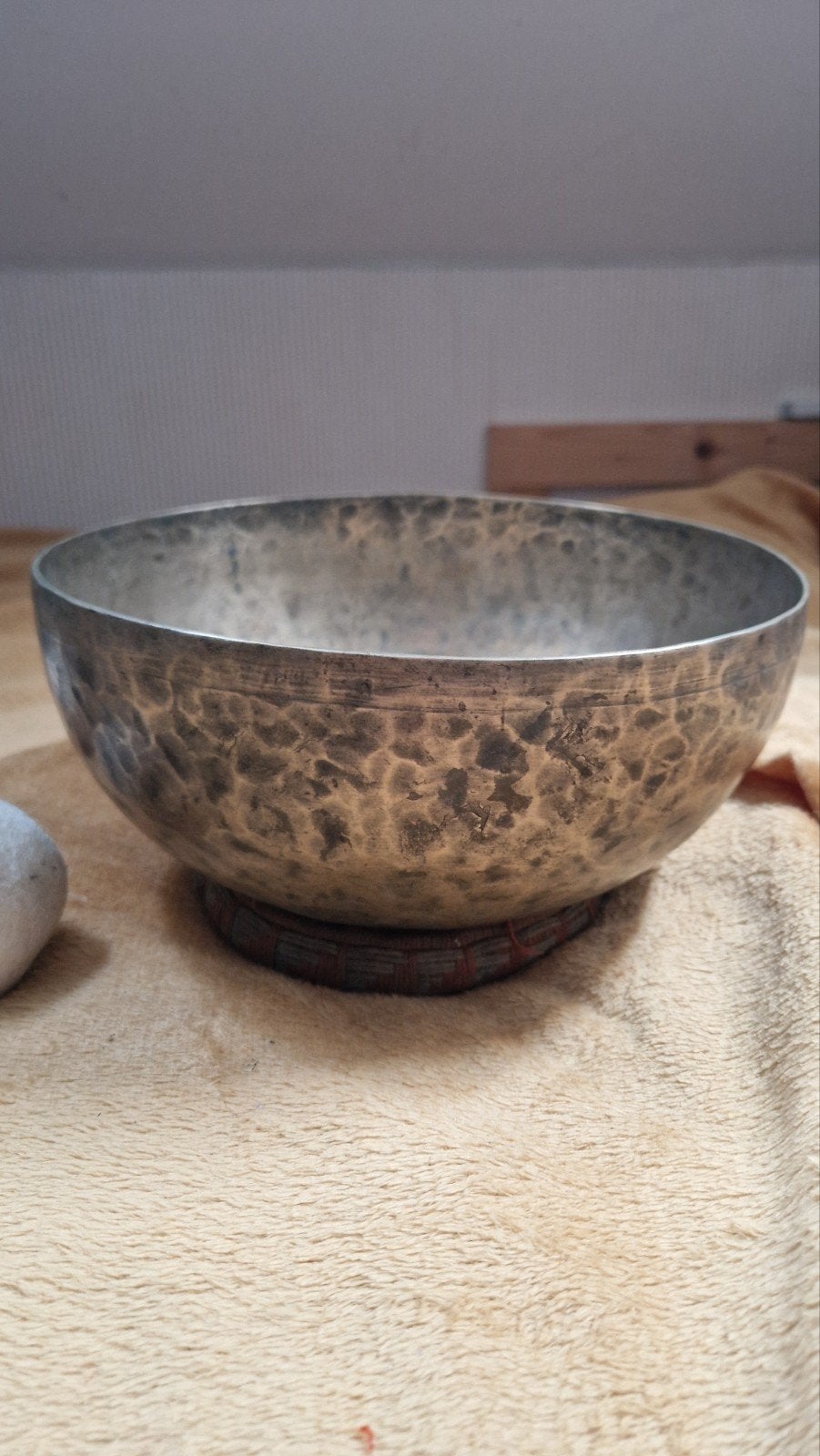 Klankschaal 1100gr 24cm oud, Ophalen of Verzenden, Overige soorten