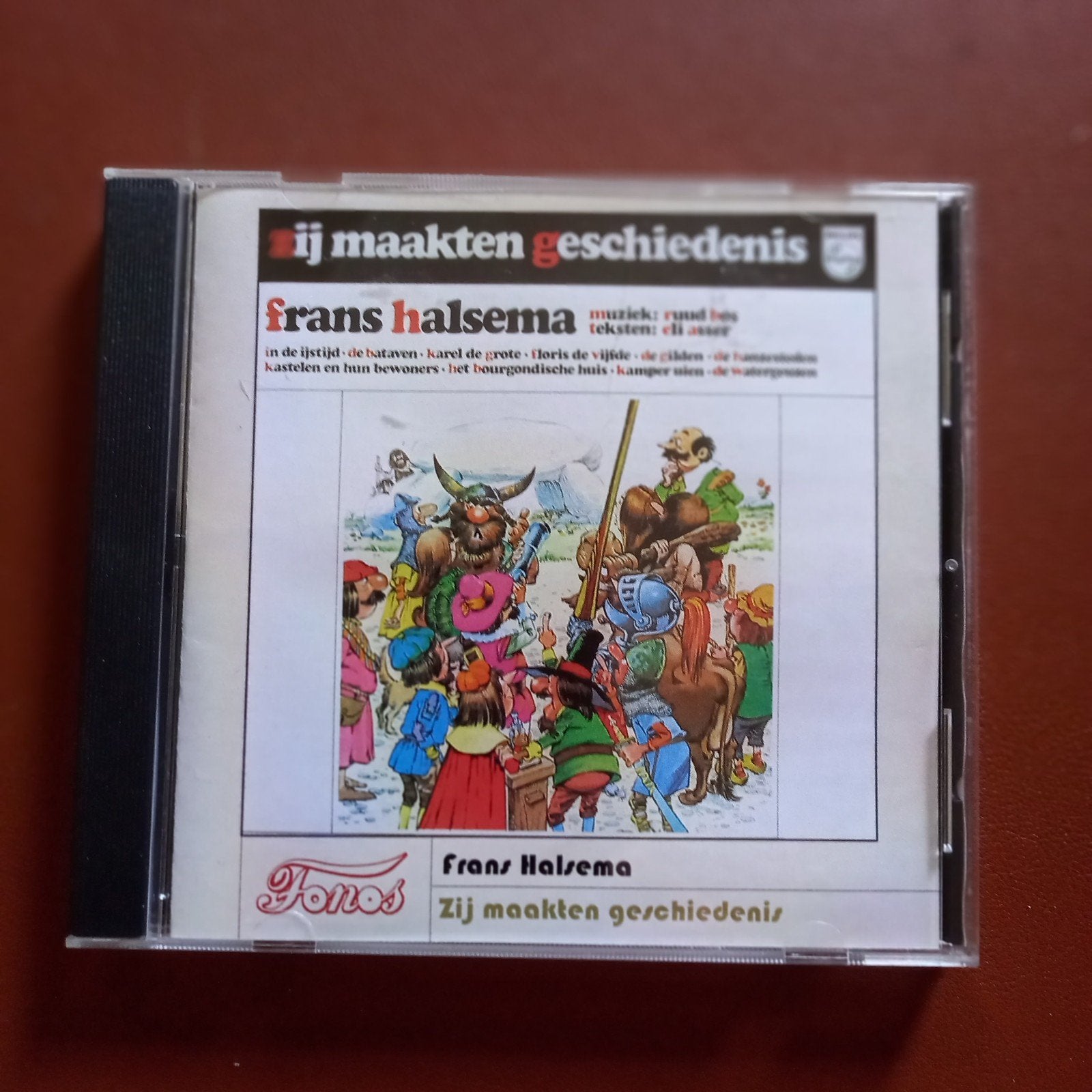 Frans Halsema - Zij Maakten Geschiedenis CD Beeld en Geluid, Cd's en Dvd's, Cd's | Nederlandstalig, Cabaret of Kleinkunst, Ophalen of Verzenden