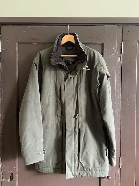 Warme nieuwe herenjas Eider, Grijs, Maat 56/58 (XL), Nieuw, Eider