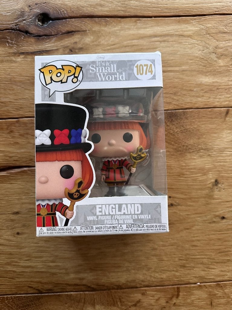 Funko Pop! Disney It's a Small World England #1074, Ophalen of Verzenden, Zo goed als nieuw