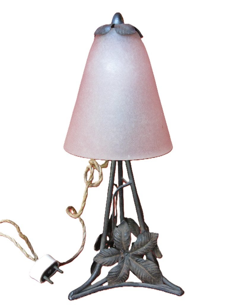 Lamp gesigneerd - Schneider - periode 1920., Ophalen