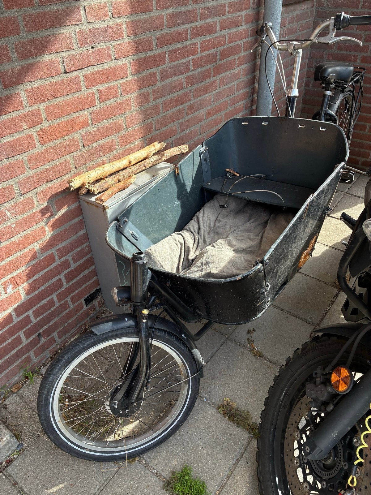 Bakfiets, Terugtraprem, Gebruikt, Goederen, Ophalen