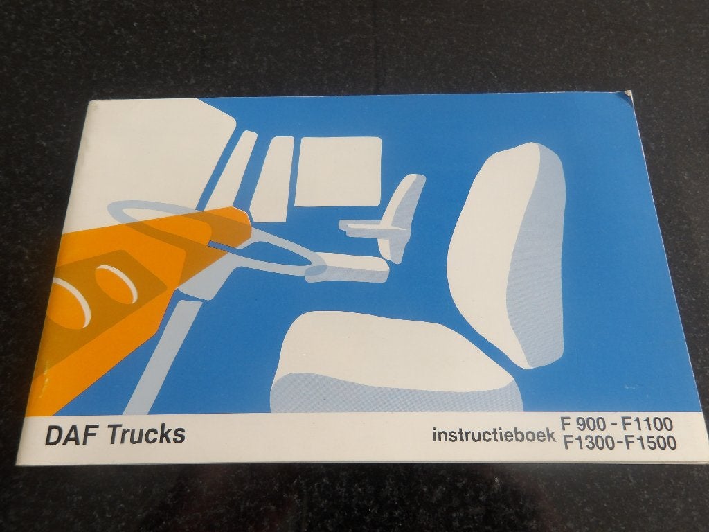 DAF Trucks F 900- F 1100- F 1300- F 1500 Instructieboek NL, Verzenden