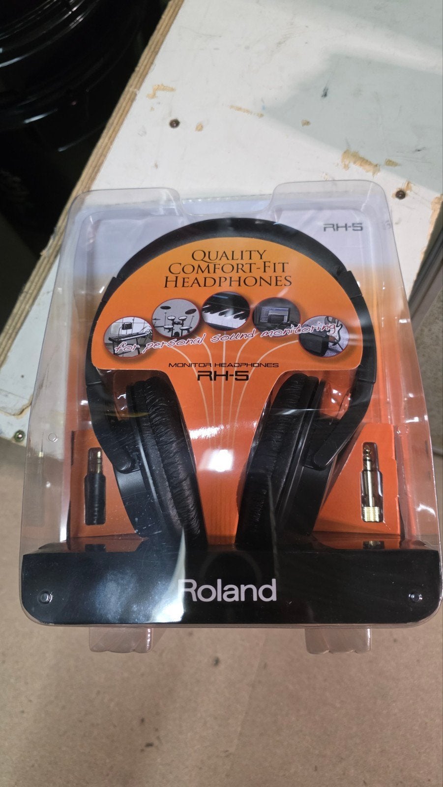 Roland RH-5 Monitor Hoofdtelefoon - Nieuw in verpakking, Ophalen of Verzenden, Nieuw, Over-ear, Zwart