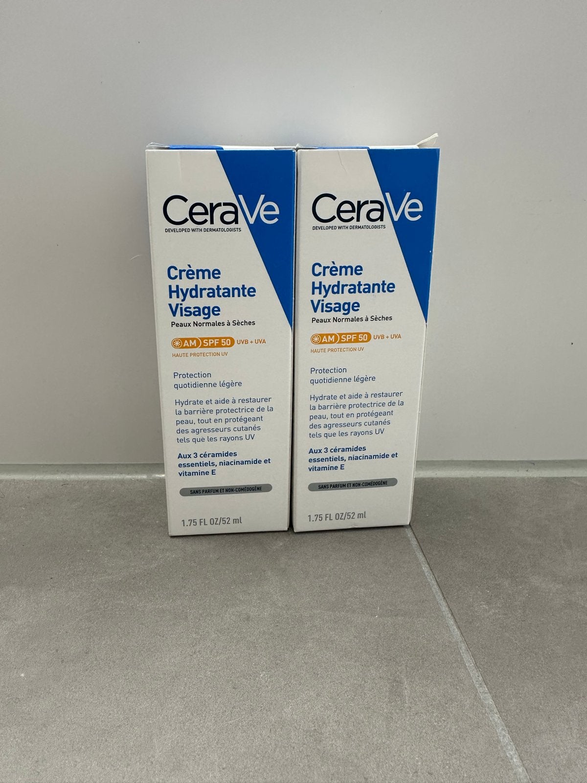 CeraVe Hydraterende Gezichtscrème SPF 50 - 52ml, Ophalen of Verzenden, Nieuw, Gehele gezicht, Verzorging