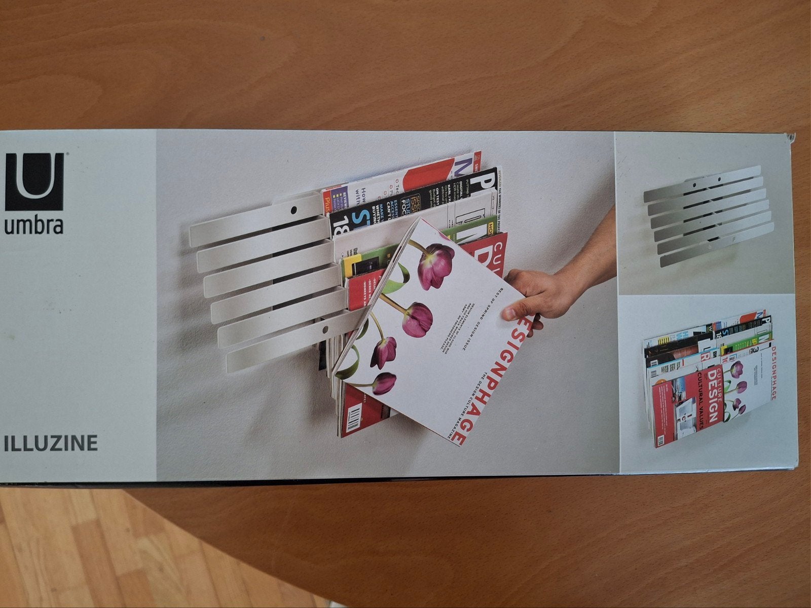 tijdschrifthouder van Umbra, Ophalen, Meerdere vakken, Metaal, Nieuw