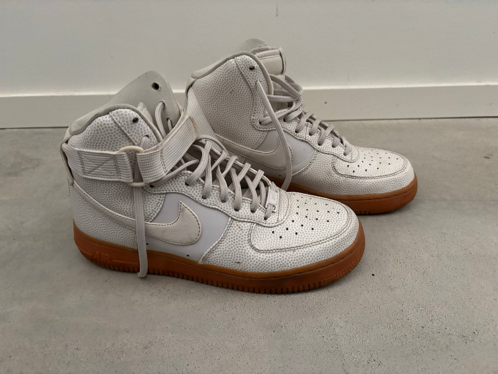 Nike Air Force 1 High Dames Sneakers Maat 40, Ophalen of Verzenden, Gedragen, Wit, Sneakers of Gympen