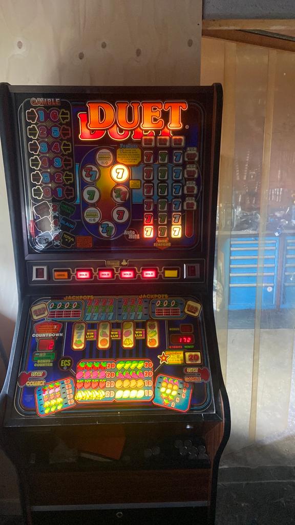 Gokkast Duet - Barcrest Klassieke Fruitautomaat, Verzamelen, Automaten | Gokkasten en Fruitautomaten, Gulden, Ophalen, Gebruikt