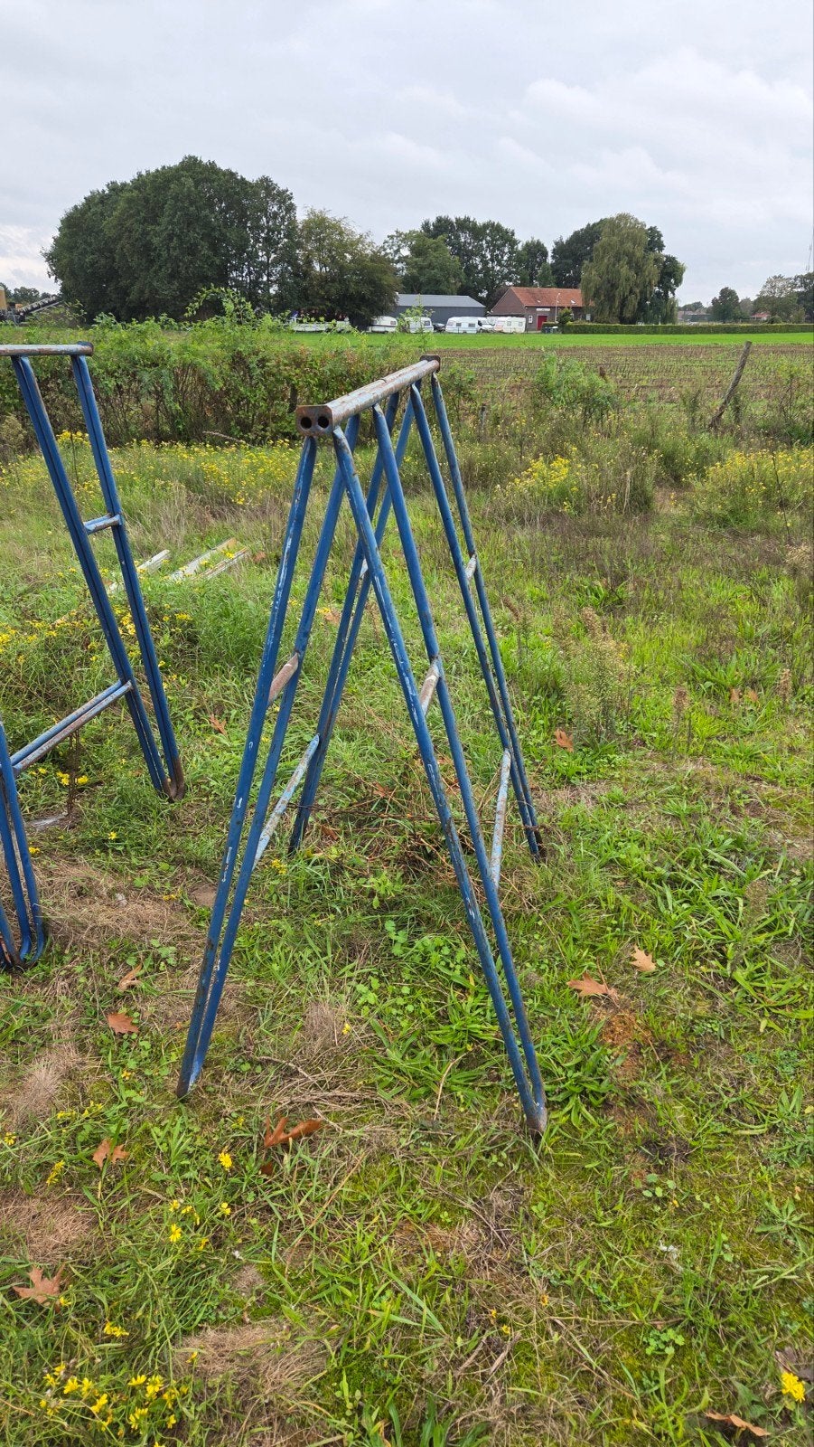 Partij gebruikte metselschragen / klapschragen (150 cm hoog), Ophalen, Gebruikt, Overige typen, Minder dan 2 meter