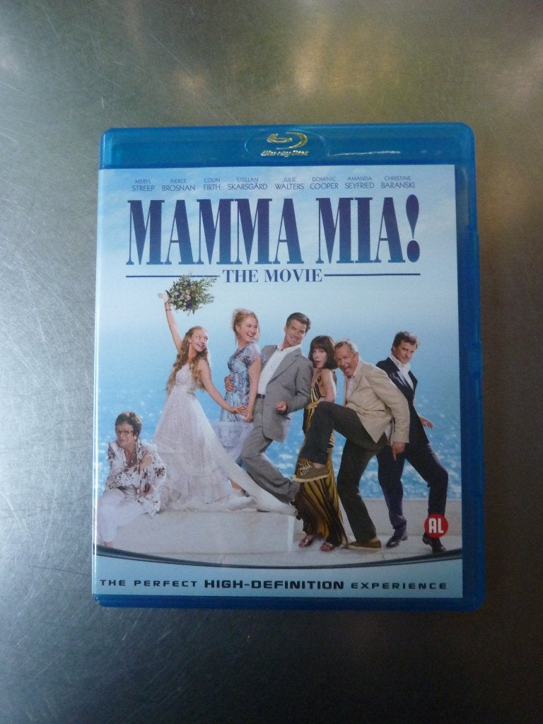 Mamma Mia! the movie (Meryl Streep, Pierce Brosnan), Alle leeftijden, Ophalen of Verzenden, Zo goed als nieuw, Blu-ray