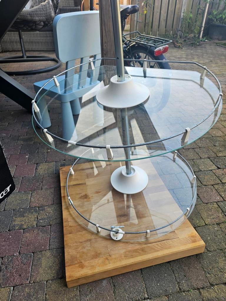 Keukenkast carousel draaiplateau glas, Gebruikt, Wit, Minder dan 100 cm, 50 tot 75 cm