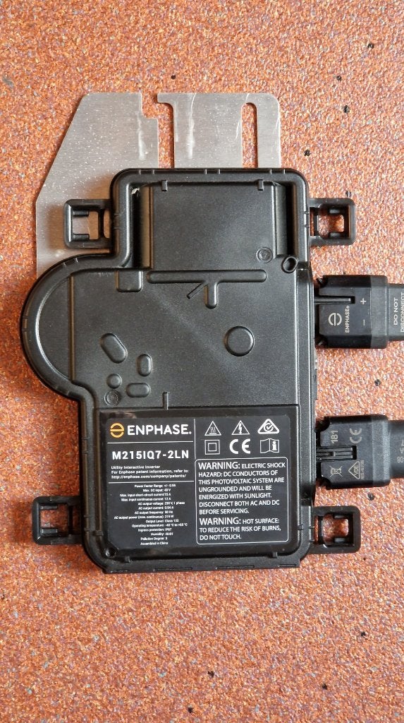 Enphase M215 IQ7-2LN micro omvormer, Ophalen of Verzenden, Gebruikt, Enphase, Omvormer