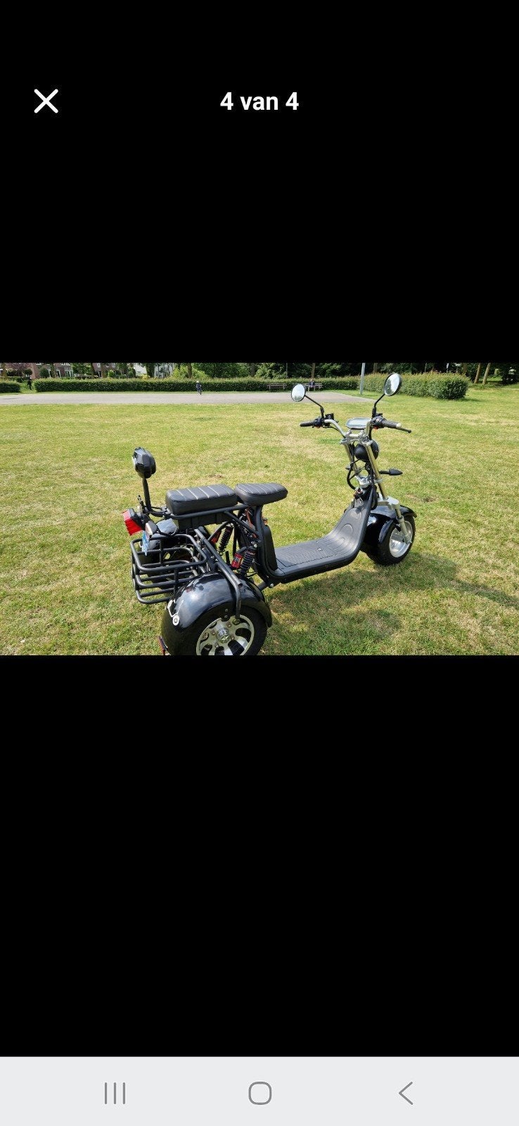 Electrische shooter (trike) 25 km, Fietsen en Brommers, Brommers | Tomos, Ophalen of Verzenden, Overige modellen