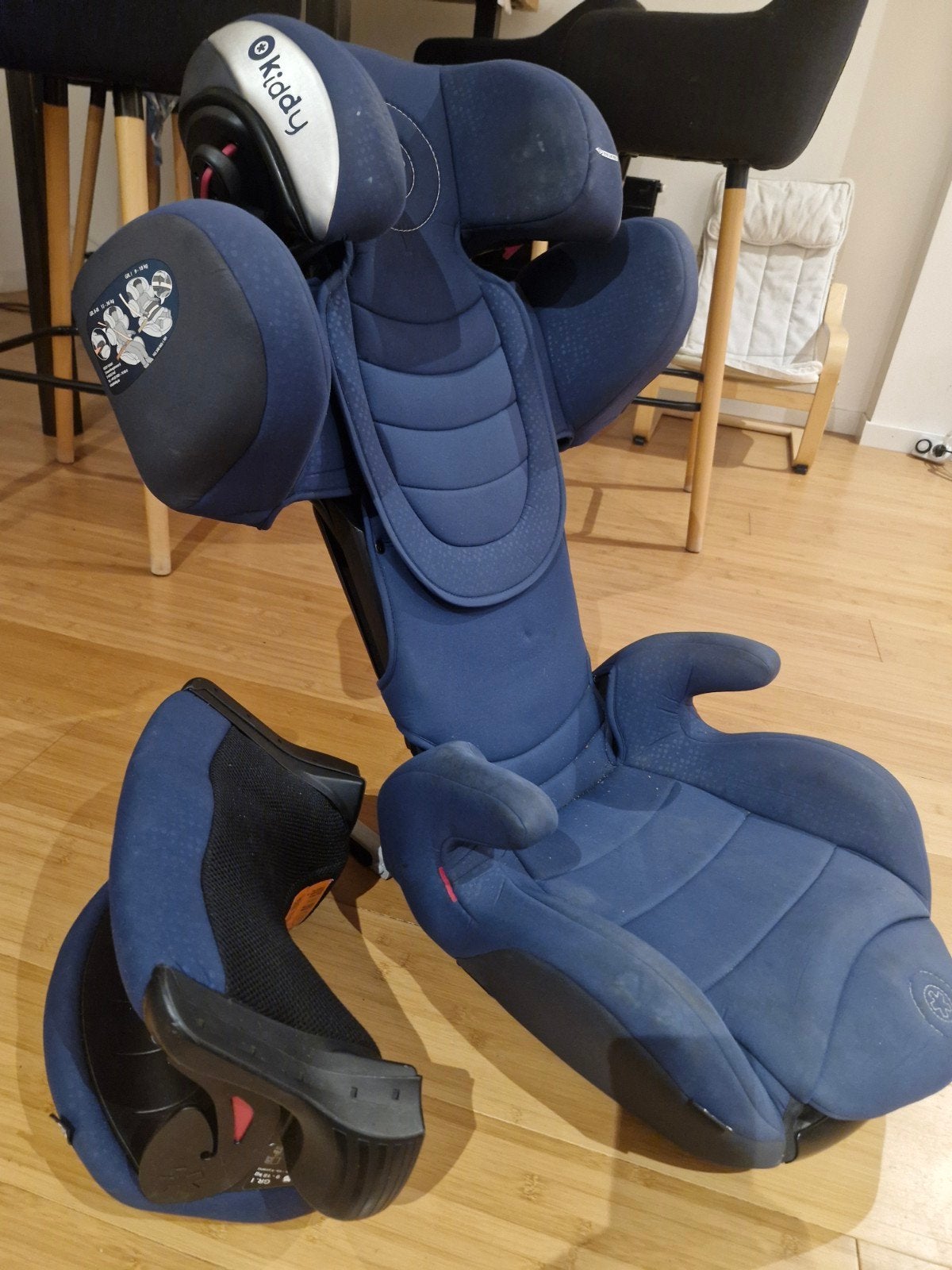 Kiddy Guardianfix 3 autostoel - zeer goede stast, Overige merken, Autogordel of Isofix, Gebruikt, Verstelbare rugleuning