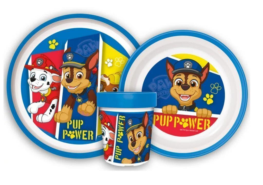 Paw Patrol Kinderservies Blauw - Magnetron Eetset / Dinerset, Ophalen of Verzenden, Nieuw