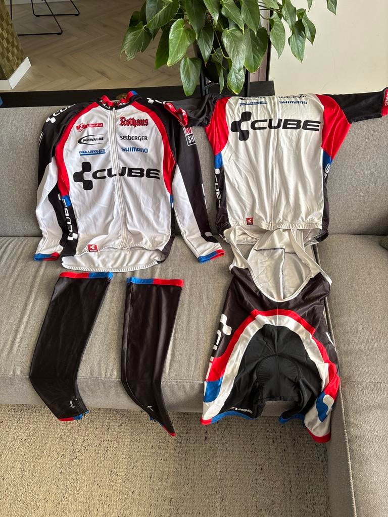Cube MTB Kleding Zomer Tenue en Winterjack, Fietsen en Brommers, Fietsaccessoires | Fietskleding, Ophalen of Verzenden, Gebruikt