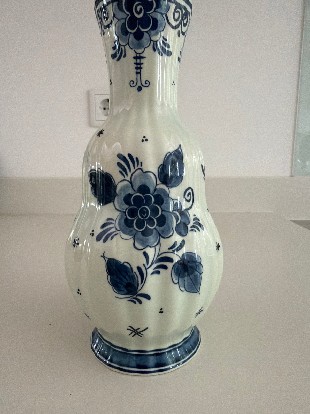 Royal Goedewaagen Blauw Delfts Handwerk Vaas, Ophalen