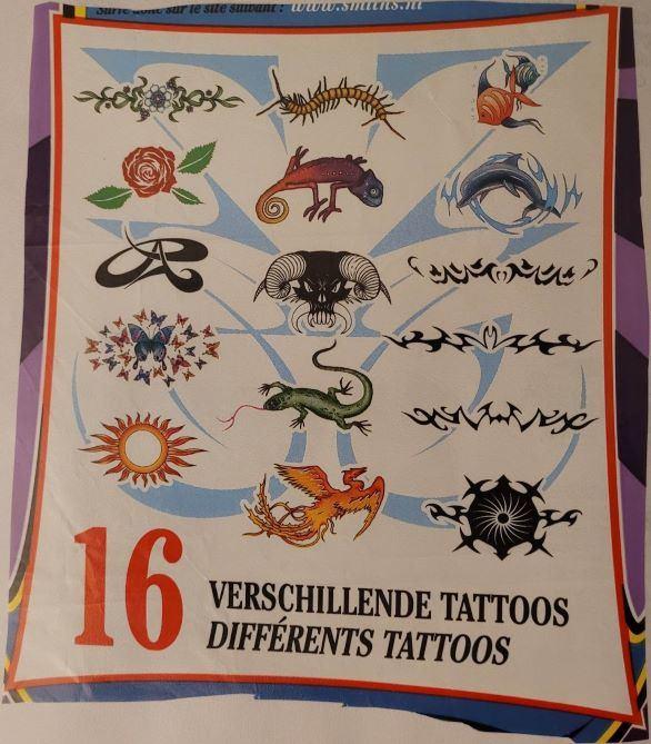 15 van 16 Summer Tattoos Smiths flippo + 5 summer glitter, Ophalen of Verzenden, Verzameling