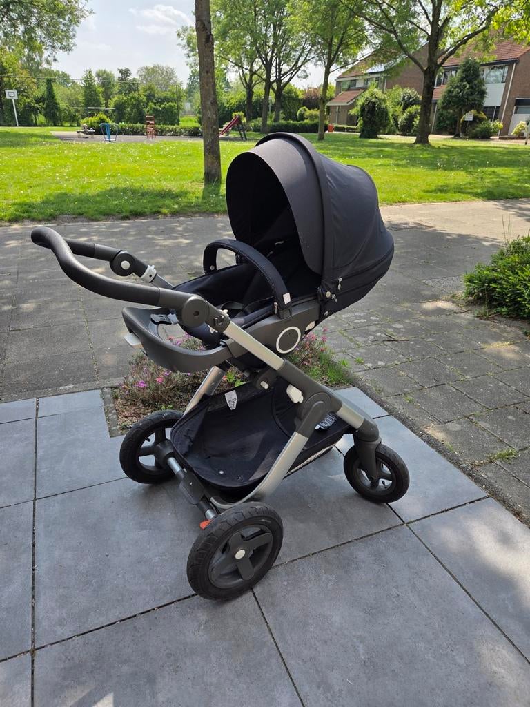 Stokke Trailz Kinderwagen, Gebruikt, Verstelbare duwstang, Ophalen, Kinderwagen