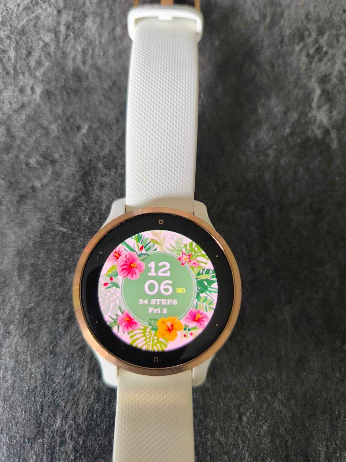 Garmin Venu 2S Smartwatch Wit/Goud 40mm, Ophalen, Gebruikt, Wit, Garmin