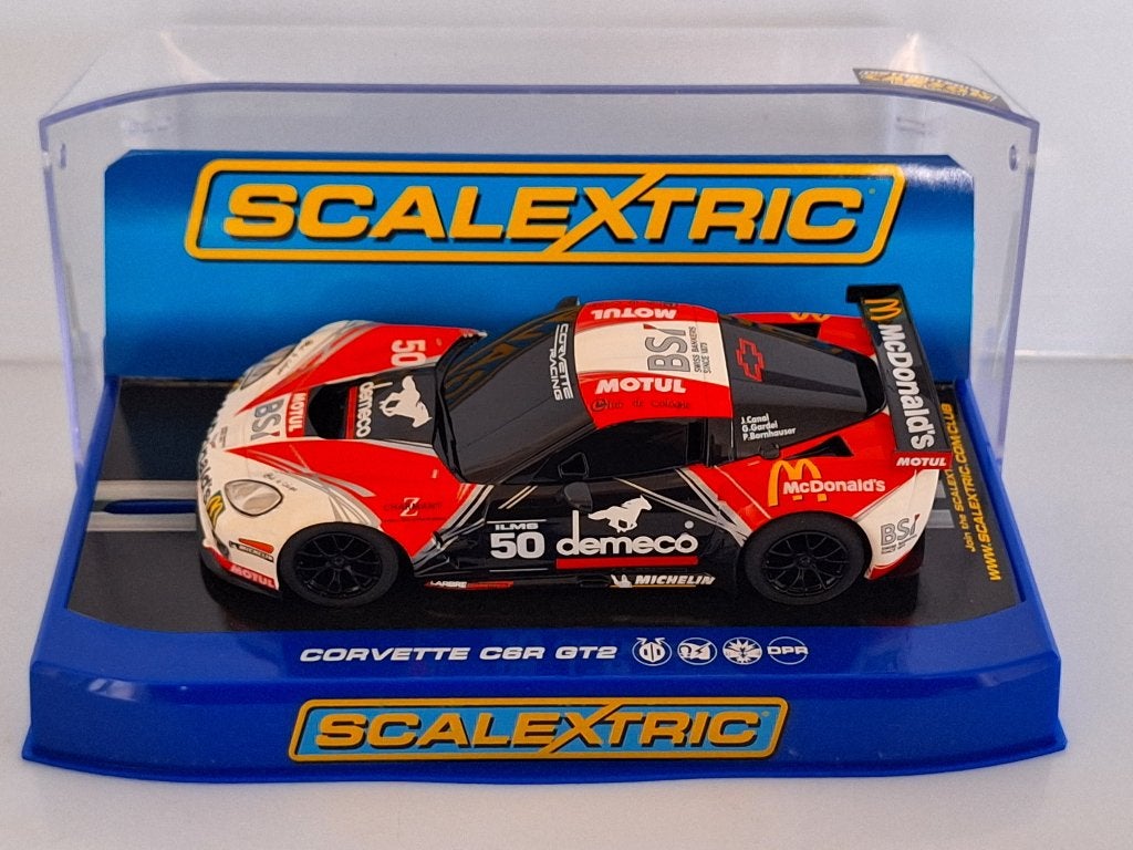 Scalextric Chevrolet Corvette GT2 Larbre Competition digi vo, Overige merken, Nieuw, Scalextric, Ophalen of Verzenden