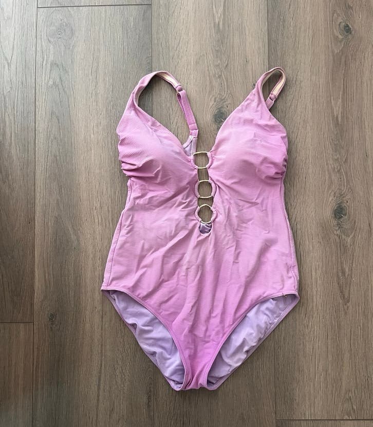 Opera Dames Badpak Paars - Maat D42, Kleding | Dames, Badmode en Zwemkleding, Ophalen of Verzenden, Gedragen, Paars, Badpak