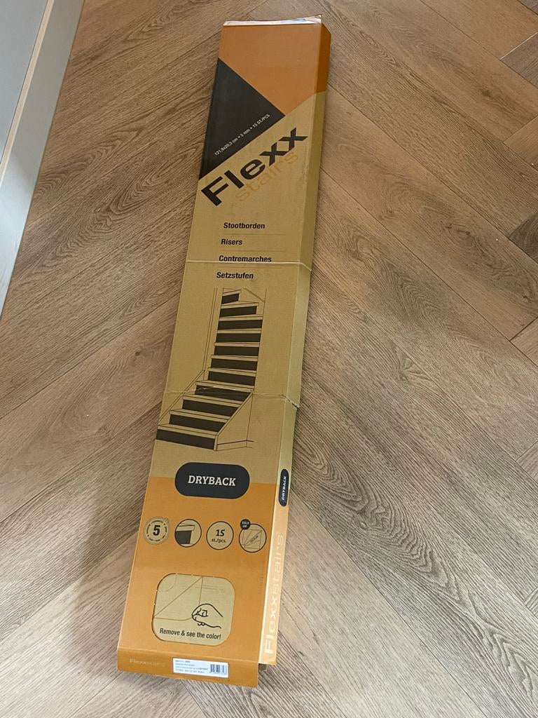 Flexxstairs Stootborden Dryback Zwart, Ophalen, Nieuw