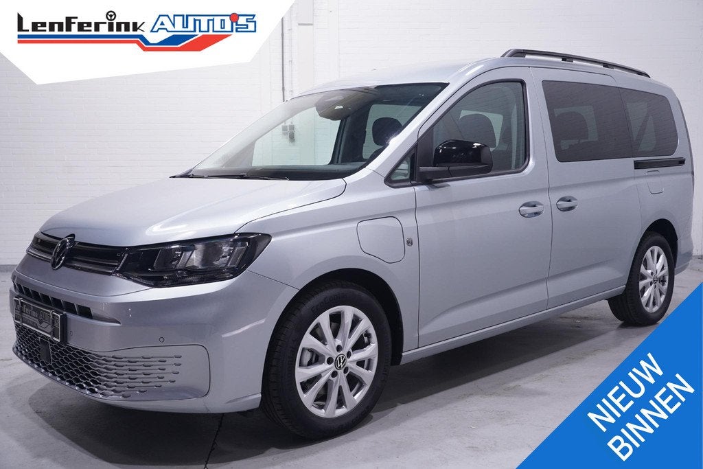 Volkswagen Caddy Maxi 1.5 TSI Hybride Life 7-Zits Apple Carp, Auto's, Volkswagen, Stof, Euro 6, 4 cilinders, 7 stoelen
