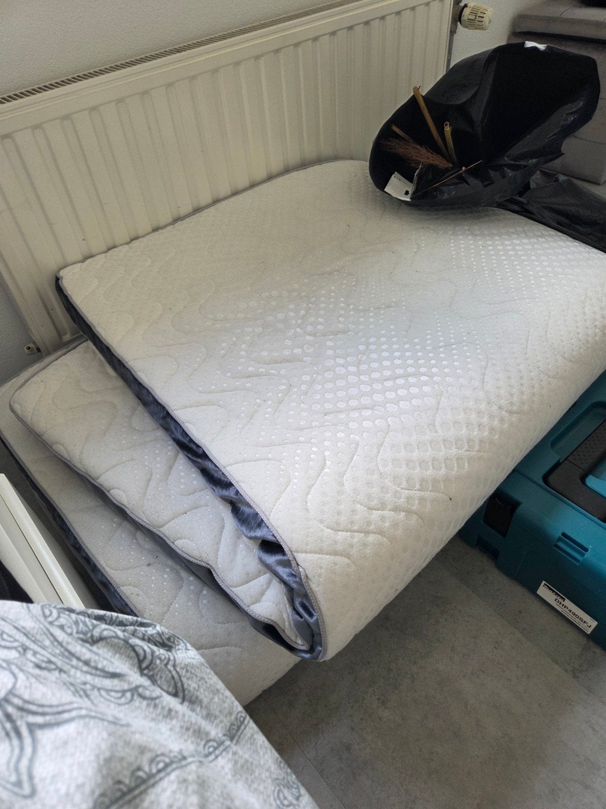 gratis topper 160x200, Ophalen, Gebruikt, Tweepersoons, 160 cm