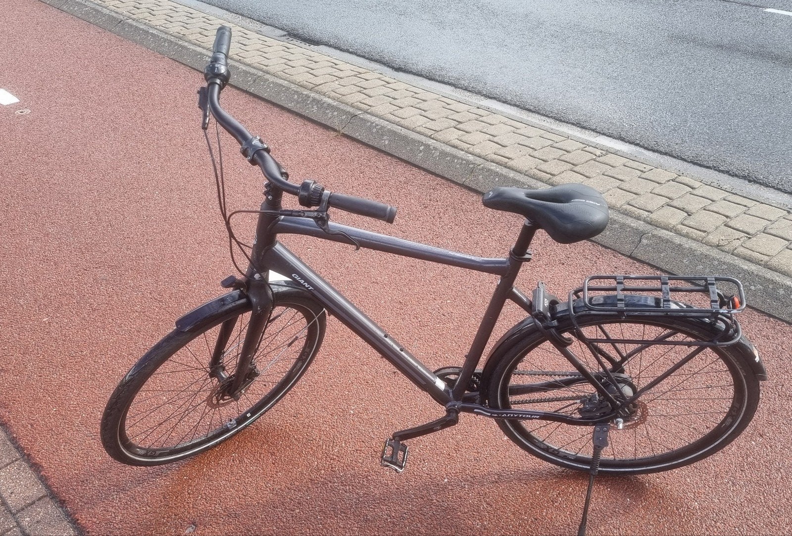 Giant AnyTour CS 2 Stadsfiets met Riemaandrijving, Ophalen, Gebruikt, Versnellingen, Giant