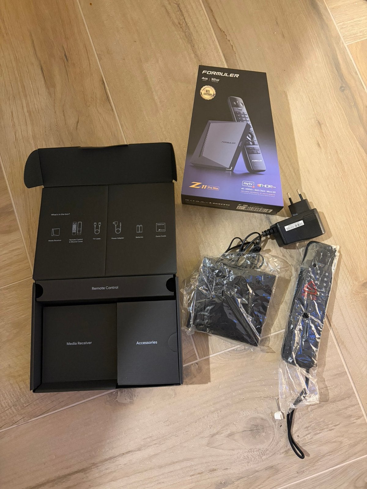 Formuler Z11 Pro MAX IPTV mediabox android, Ophalen of Verzenden, Zo goed als nieuw, HDMI, Minder dan 500 GB