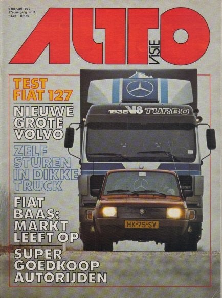 Autovisie 3 1982 : Fiat 127 Super - Opel Corsa - Volvo 760, Ophalen of Verzenden, Gelezen, Algemeen