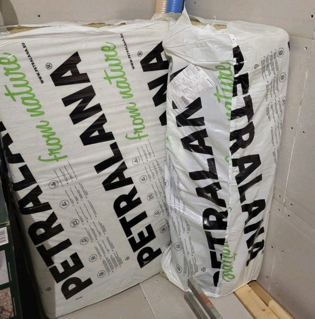 Petralight plus steenwolplaat 7x, Doe-het-zelf en Verbouw, Isolatie en Afdichting, Dakisolatie, Nieuw, Steenwol, 5 tot 10 m²