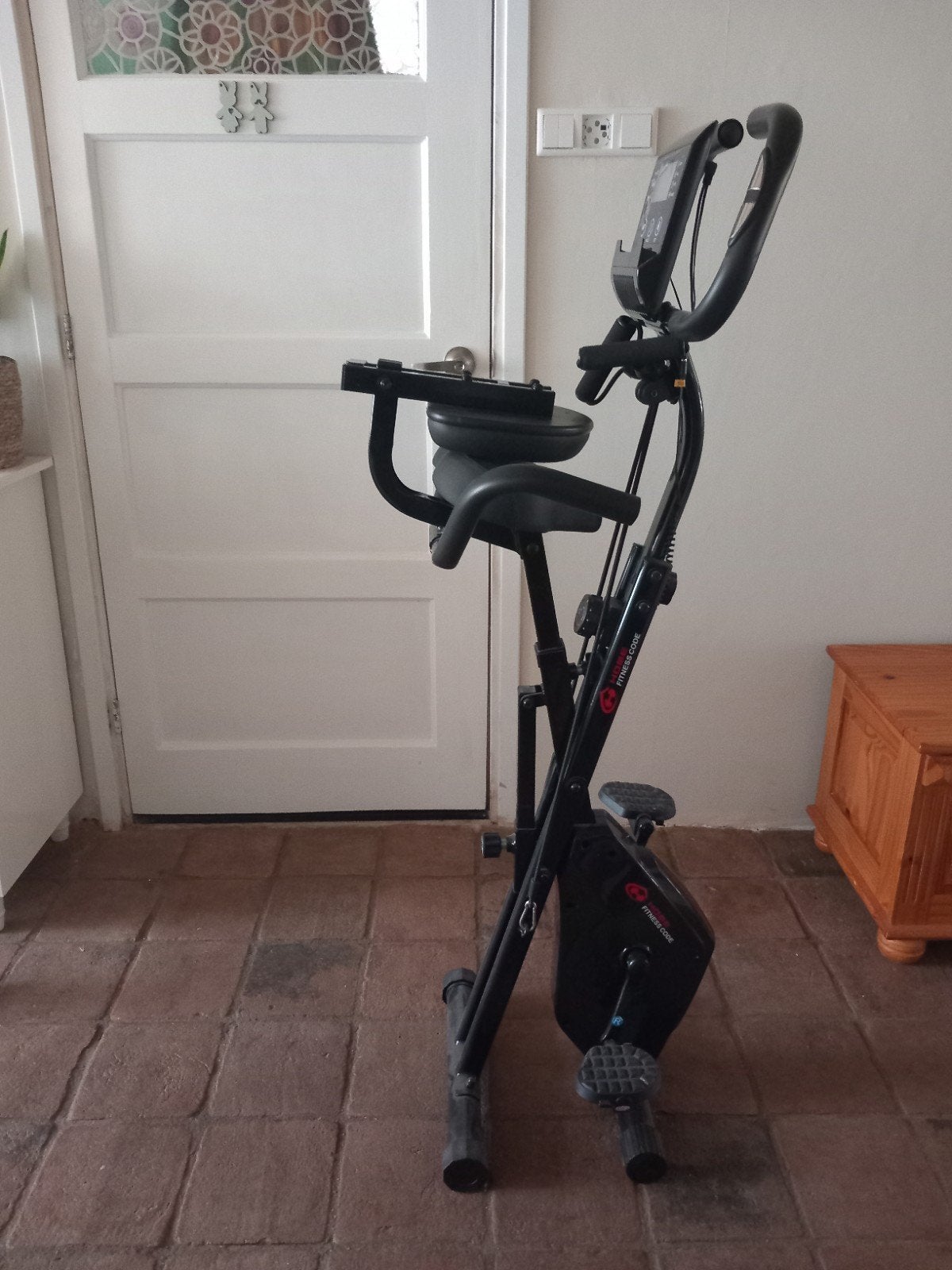 Opvouwbare hometrainer, Sport en Fitness, Ophalen, Overige materialen, Zo goed als nieuw, Benen