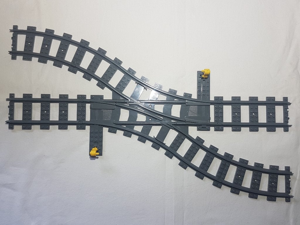 Wissels RC lego trein rails 60238, 7895, 7996 MOD (4), Kinderen en Baby's, Speelgoed | Duplo en Lego, Ophalen of Verzenden, Zo goed als nieuw