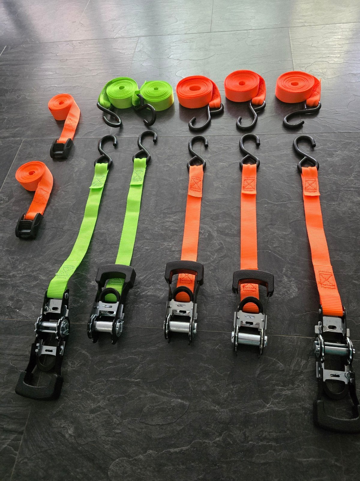 7 Spanbanden Verschillende lengtes en kleuren, Ophalen of Verzenden, Nieuw