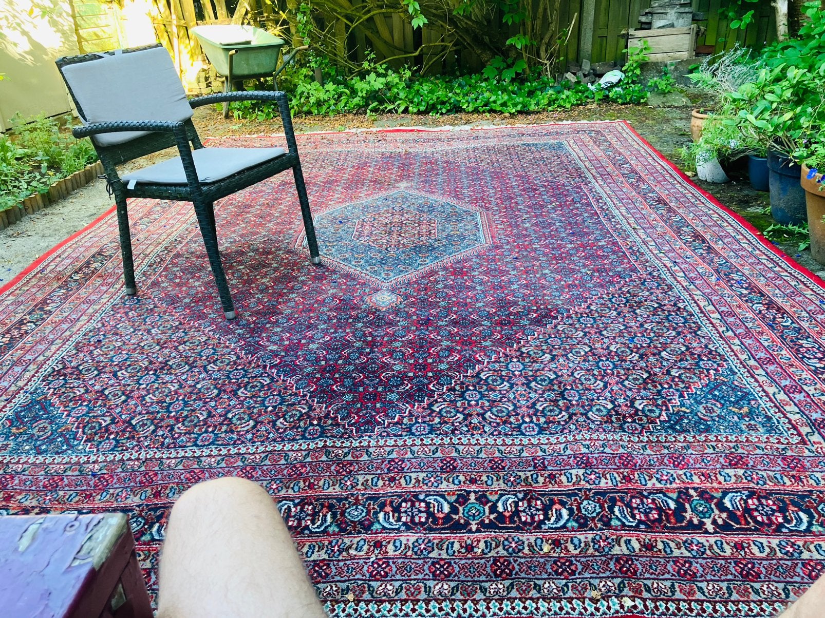Perzisch tapijt, 2e hands, Ophalen, Zo goed als nieuw, Rechthoekig, 200 cm of meer