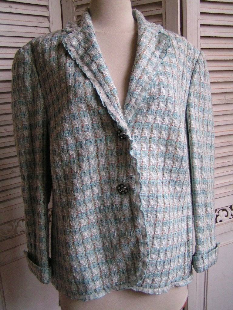 blazer Delmod maat XL nr CC 968, Zo goed als nieuw, Jasje, Verzenden, Blauw