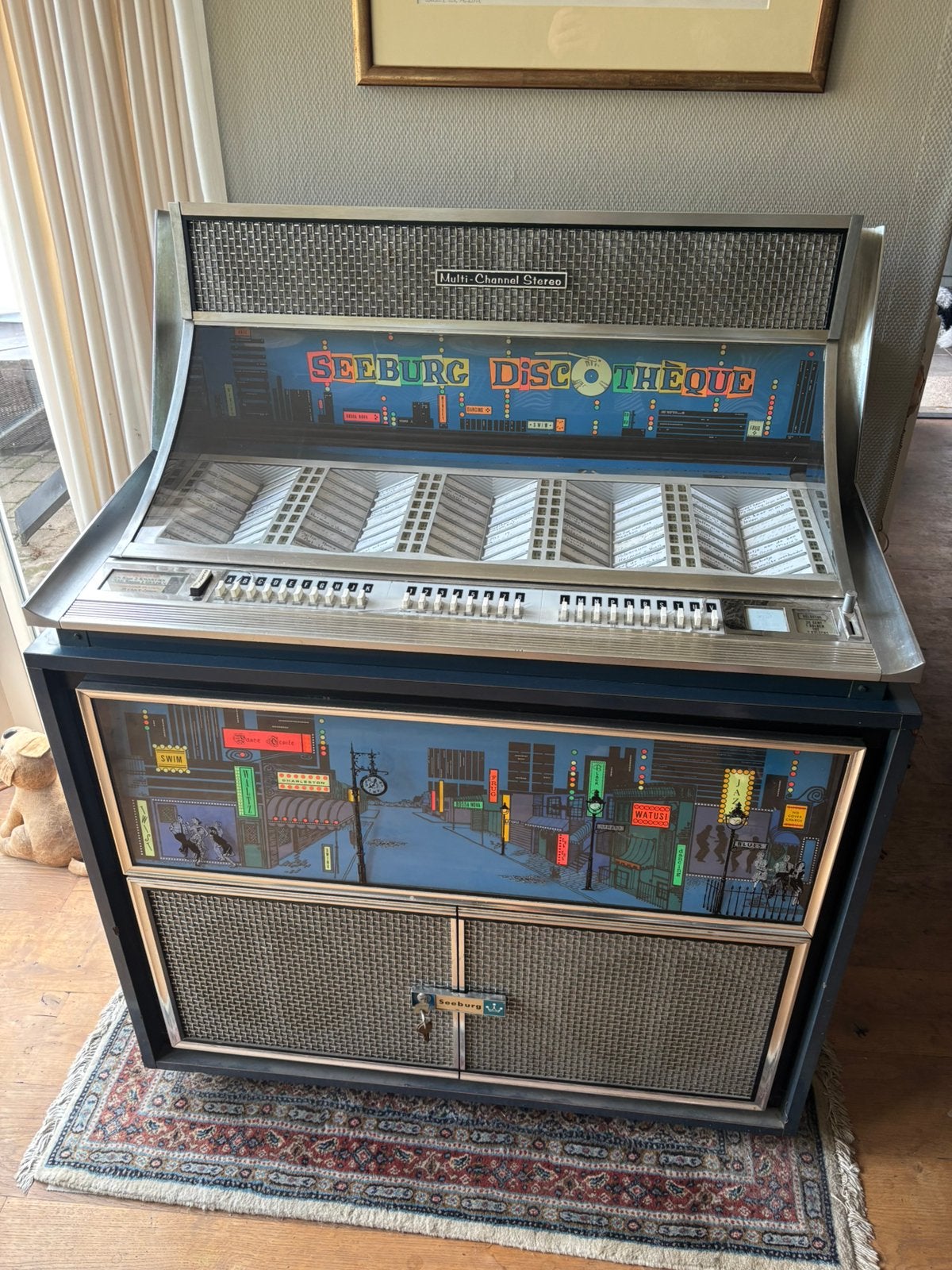 Prachtige Seeburg Discotheque Jukebox(1965)Volledig Werkend!, Gebruikt, 1960 tot 1970, Seeburg, Ophalen