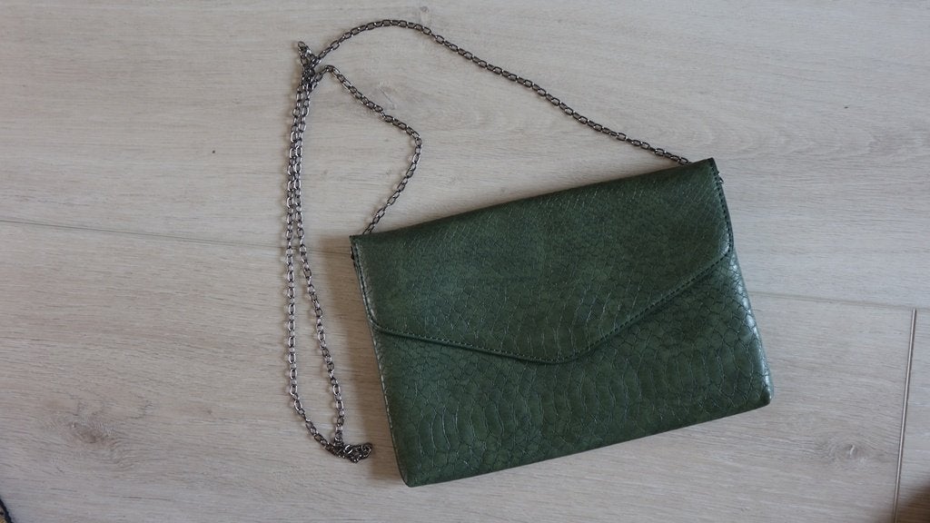 nieuwe groene clutch, Sieraden, Tassen en Uiterlijk, Verzenden, Nieuw, Groen, Avondtasje