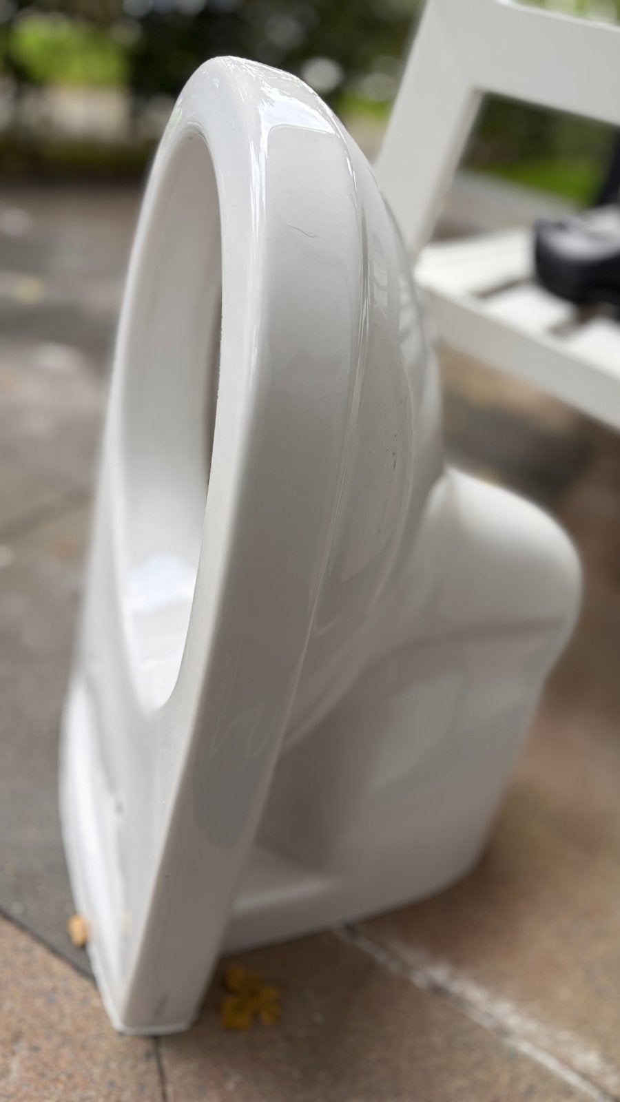 Witte Sphinx wandcloset -, Ophalen of Verzenden, Gebruikt, Toilet
