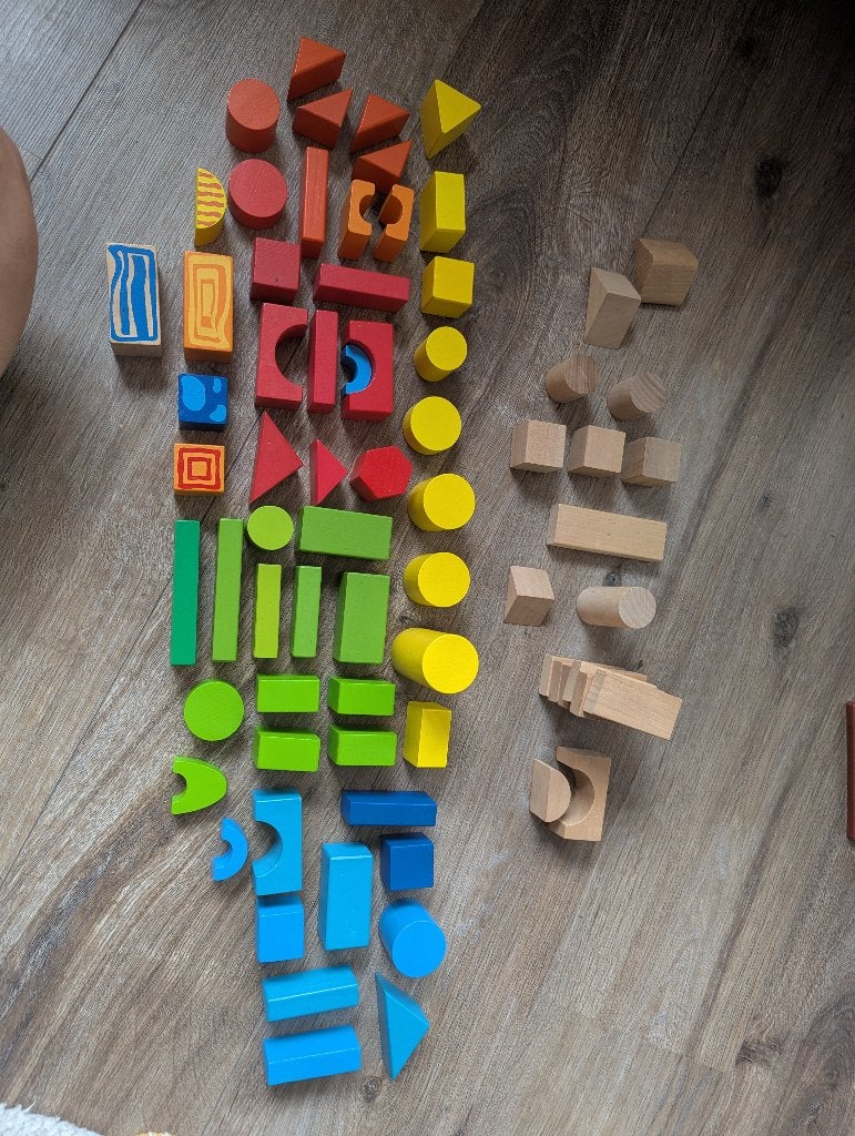 houten blokjes, Ophalen of Verzenden, Zo goed als nieuw