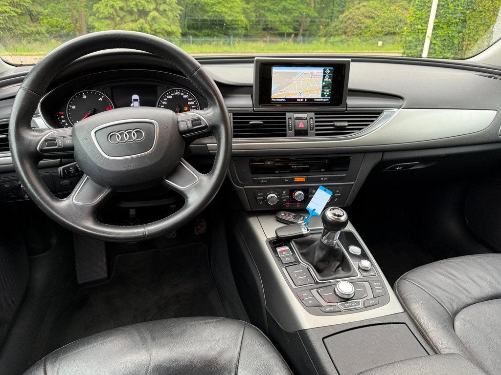 Audi A6 Avant 2.0 TDI Pro Line Plus ECC NAVI LEDER PDC TR.HA, Auto's, Audi, Voorwielaandrijving, Euro 5, Zwart, 4 cilinders