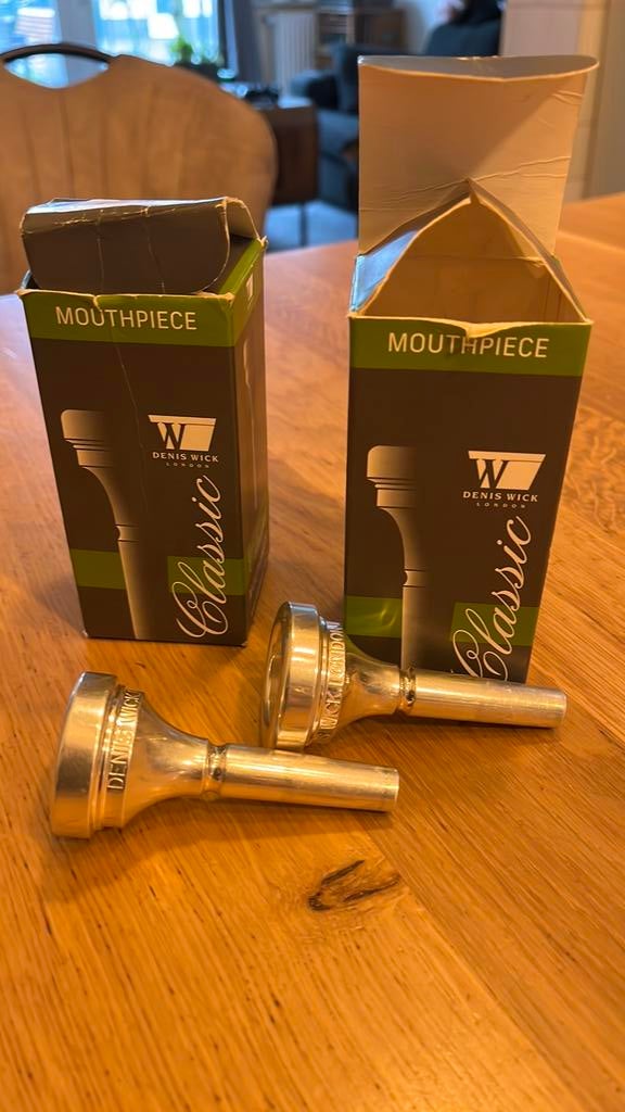 Mondstuk trombone/euphonium dennis wick, Ophalen, Zo goed als nieuw, Tenor