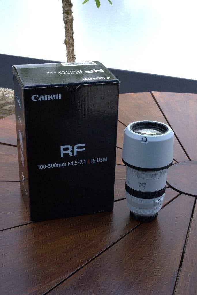 Canon RF 100-500mm F4.5-7.1L, Ophalen of Verzenden, Zo goed als nieuw, Telelens, Zoom