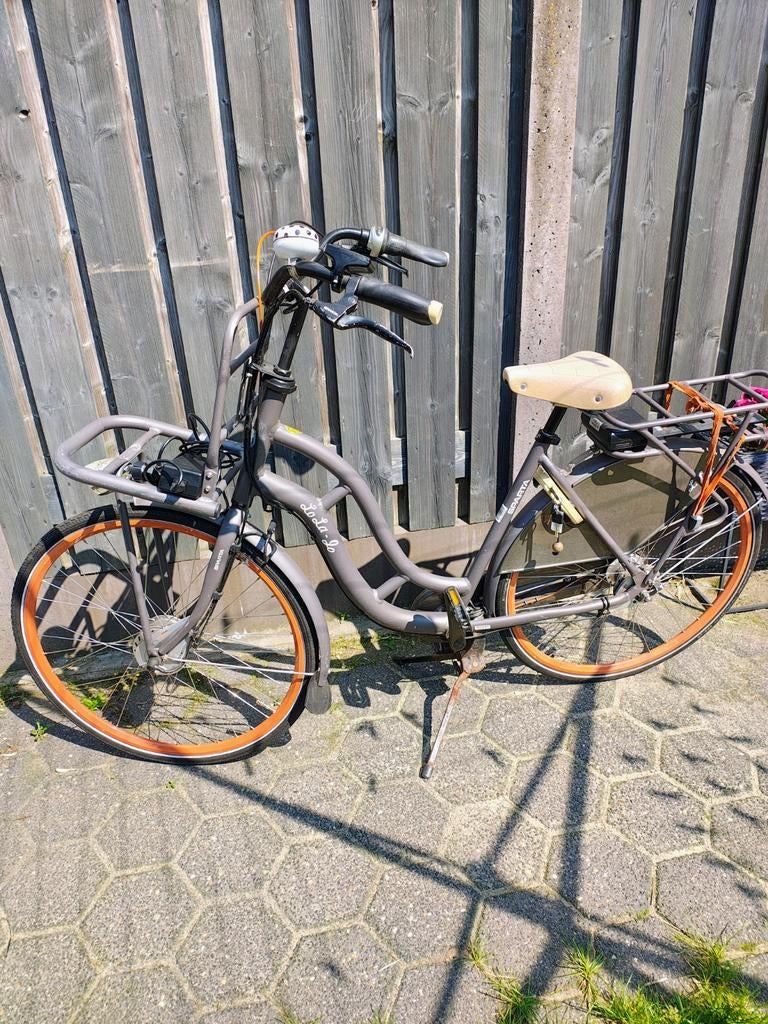 Sparta Lola-Lo Damesfiets - Grijs met Oranje accenten, Fietsen en Brommers, Ophalen, Sparta, Velgrem, 50 tot 53 cm