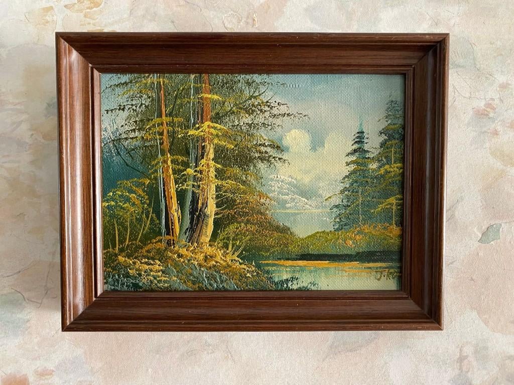 2  Mooie  Schilderijtjes, Antiek en Kunst, Kunst | Schilderijen | Klassiek, Ophalen of Verzenden