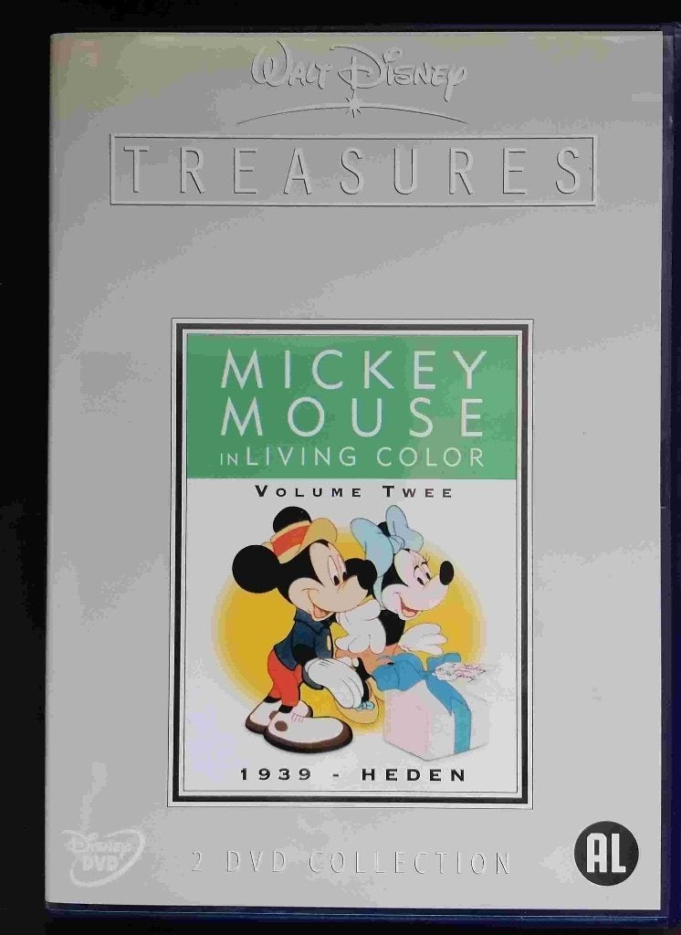 2DVD Walt Disney Mickey Mouse in living colours vol. 2, Europees, Tekenfilm, Alle leeftijden, Ophalen of Verzenden