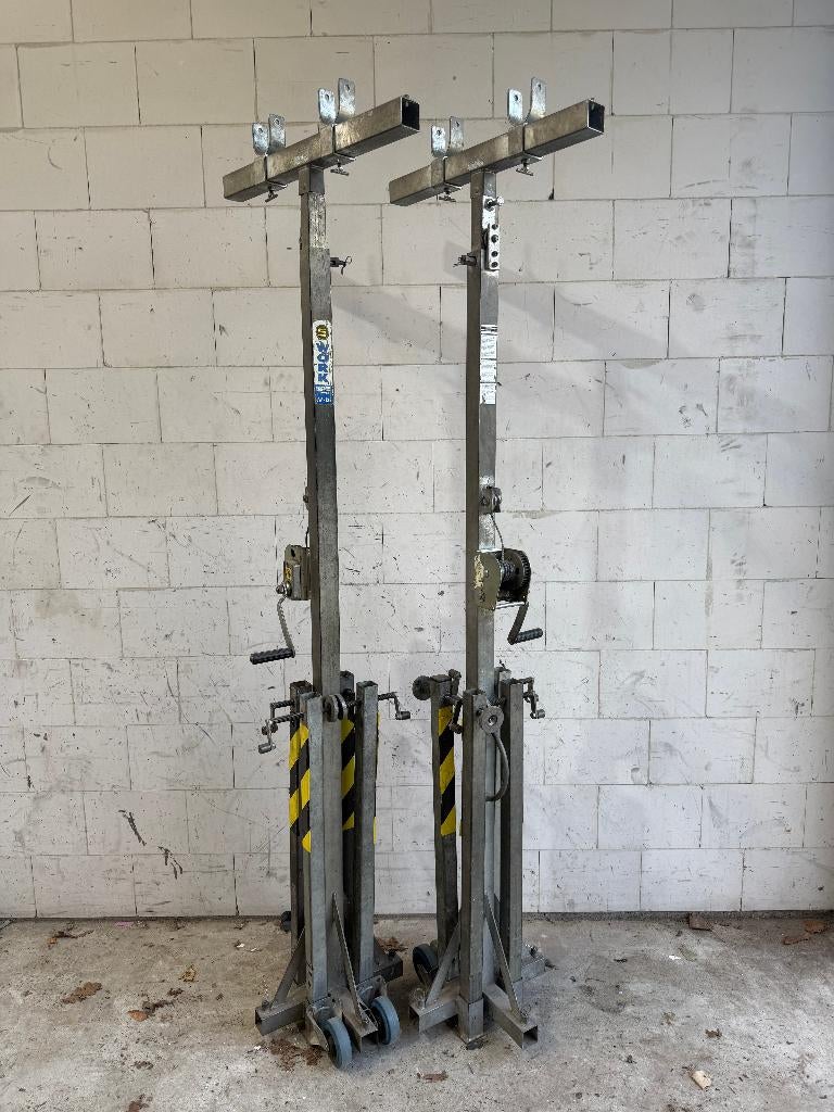 2x Wind up statief Work, Muziek en Instrumenten, Ophalen, Gebruikt, Licht