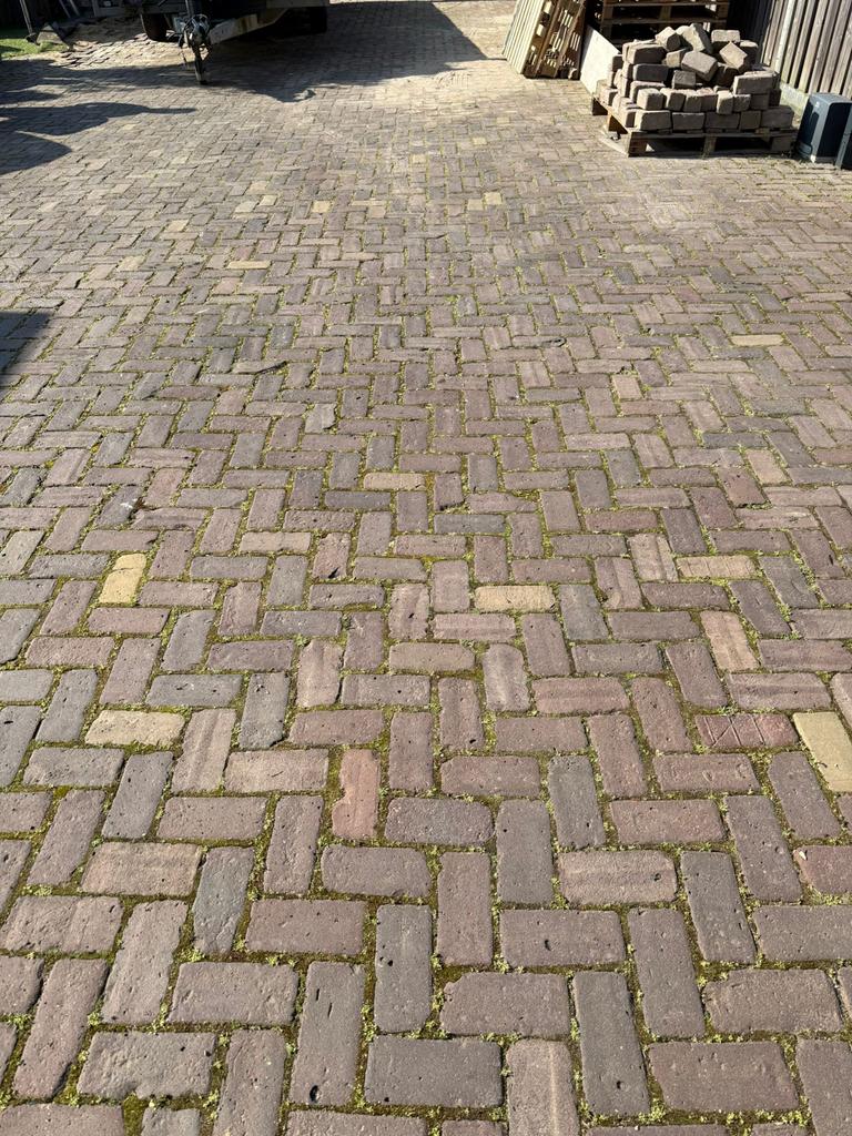 Oud Hollandse gebakken klinkers, Tuin en Terras, Ophalen, Gebruikt, Keramiek, Klinkers